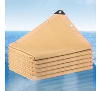 2 x 2 m Schattierungsnetz für Terrassen 97% UVSchutz Atmungsaktiv & Leicht Ösen für einfache Installation Ideal für Gewächshaus & Garten Schattenlösungen