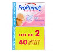 2 X 20 Embouts Jetables Pour Mouche Bébé Lot De 2