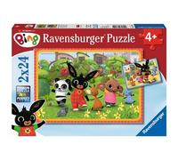 2 x 24 pièces Ravensburger Kinder Puzzle Bing Bing et ses amis 07821