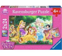 2 x 24 pièces Ravensburger Kinder Puzzle Disney Princesses Palace Pets 08952
