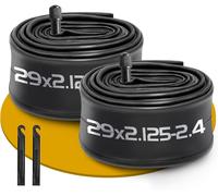 2 X 29 Inch Inner Tube Fits 29 X 2.125 / 2.2 / 2.25 / 2.3 / 2.35 / 2.4 Inner Tube 29 Inch For Mountain Bikes.[B28]