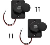 2 X 3.1 A Dual Usb Car Charger Cable Adapter 2 Ports 12 V Charging Panel Connector