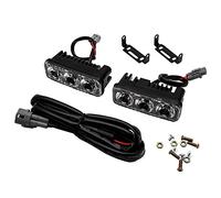 2 x 3 ampoules LED haute puissance Maso pour phares de voiture -Feux de position et brouillard - Imperméable - Blanc - 12 V