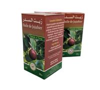 2 x 30 ml / 1 fl oz d'huile de jujuba SIDR marocaine authentique mélangée à de l'huile de graines de sésame