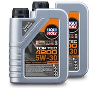 2 x 3706 Liqui Moly Top Tec 4200 5 W-30 huile moteur