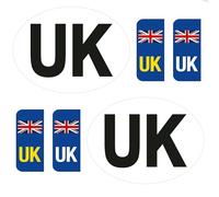 2 x 3PK UK Stickers pour voiture Europe - Autocollant drapeau britannique - Taille légale - Vinyle autocollant - Résistant aux intempéries - Remplace le drapeau de l'UE post-Brexit (2)