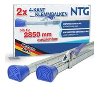 2 x 4 pans carré poutres Pince de serrage pour poutres 1,88-2,85 m arrimage