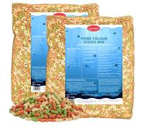 2 x 40 litres (6 kg) Lyra Pond® Pond Colour Sticks Koi Mix nourriture pour poissons de bassin