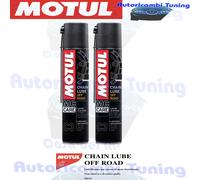 2 X 400 ML Spray Lubrifiant Pour Chaîne Moto Motul C3 Off Road Et Quad