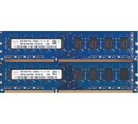2 x 4GB (8GB Total) Hynix Hmt451u6afr8 C-pb 4 Go PC3-12800U mémoire pour PC de bureau