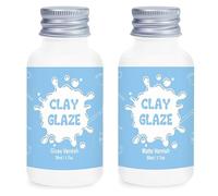 2 x 50ml vernis argile autodurcissante, Le vernis argile empêche la fissuration de l'argile, les rayures et les abrasions sur les pots en argile et peut également avoir un effet de glaçage brillant