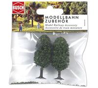 Arbres Décidus 50mm De Haut (Paquet De 2) N/Z Gauge Busch 6293