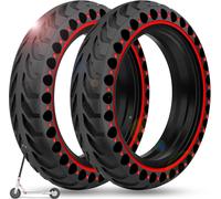 2 X 8.5 Inch Solid Tyre For Electric Scooter, 8 1/2 X 2 Wheels, 50/75-6.1 Tyres For Xiaomi M365 / M365 Pro / 1s / Pro 2/3 / 3 Lite/Essential And 8.5 Inch Scooter Wheels