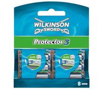 2 x 8 Wilkinson Protector 3 Razor / 16 morceaux épée