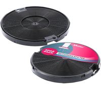 2 x Activated Carbon Filter Diameter 150 mm for EFF75,AEG 405509371/2,Faber 112.0067.944 + 112.0254.245,IKEA 203.383.74,NYTTIG FIL 500