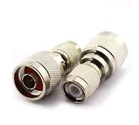 2 x Adaptateur de type TNC/N Prise TNC-mâle à la prise N-mâle Connecteur d'antenne coaxiale RF droit