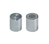 2 x Aimant Néodyme cylindrique Ø 25 mm x 35 mm avec enveloppe lisse - tient 19 kg - 2 pièces - Aimants grappin cylindriques