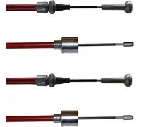 2 x ALKO Longlife montage rapide 247286 - HL : 1130mm GL : 1326mm Câble de frein