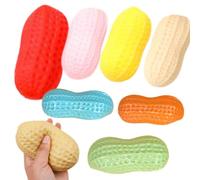 2 x Anti-Stress Peanuts Cute Food Ball Adult Toy Stress Relieves Anxiety Sensory Slow Return Gift for Children and Adults Hand to Relieve Office (Deux Roses,)