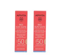 2 x Apivita Crème Visage Teintée Anti Taches & Anti Age SPF50 50 ml -...