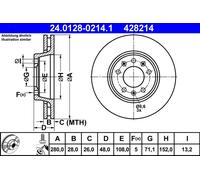 DISQUE DE FREIN CITROEN P. JUMPY 1.6 HDI 07-