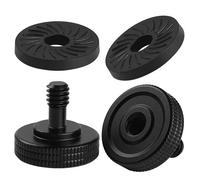 2 x B7A to 1/4" Threaded Adapter for Microphone Stand on Camera Tripod