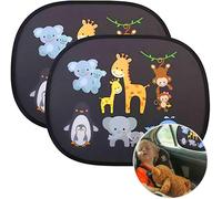 2 X Baby Car Sun Shades, Self-Adhesive Sun Visor For Children, Block Sun Shades For Car Windows, Uv Protection, Heat Protection, Car Sun Visor For Car, Easy To Apply, 2 Pieces
