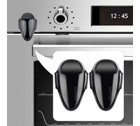 2 X Baby Oven Safety Lock For The Oven,Baby Safety Door Block Home Safety Adhesive Errors Heat-Resistant,For Washing Machine And Microwave (Black)