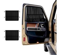 2 X Baby Sun Shade Cloth Car Window Sun Shades For Children Equipped With 4 Suction Cups 65 X 50 Cm Black Semi-Transparent