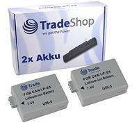 2 x Batterie LI-ION haute performance remplaçant CANON LP-E5 LPE5 LP de 5 LPE de 5 pour Canon EOS 450D 500D 1000D 450 électronique d de 500 D 1000 D Digital Rebel XSi