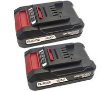 2 x Batterie pour Einhell Batterie 18V 2,0 Ah 2 Batteries en Set | PXC | Li-ION | Affichage LED