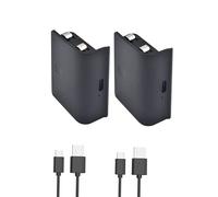 2 X Batterie Rechargeable pour manette Xbox One ¿ 2 x 1200 mAh + 2 Câbles USB ¿ Straße Game