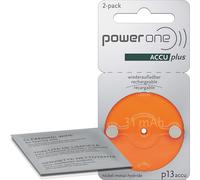 Power one - Pile auditive rechargeable 13A power one 1.2V 25mAh