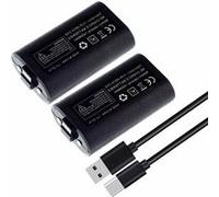 2 X Batteries Rechargeables 1400 Mah + Câble Usb Pour Manettes Xbox One Et Xbox Séries - Kit Play & Charge - Compatible Modèle 1556 - Straße Game