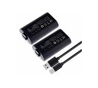 2 X Batteries Rechargeables 1400 Mah + Câble Usb Pour Manettes Xbox One Et Xbox Séries - Kit Play & Charge - Compatible Modèle 1556 - Straße Game