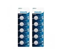 2 X Blister de 5 Philips CR2016