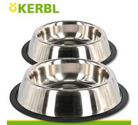 2 X Bol Pour Chien En Acier Inoxydable À 2800 Ml