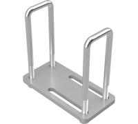 2 x Boulon en U M10 avec plaque de serrage et écrous aide à la slippage Trailer galvanisé SUPROD, M10, LW=41/41-121, LH=150 mm