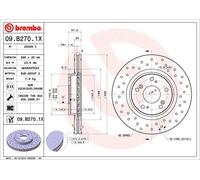 2 x BREMBO 09.B270.1X Disque de frein pour HONDA