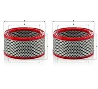 2 x Bride de tuyau d'échappemente à air MANN-FILTER pour FORD, PORSCHE, SAAB II