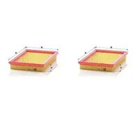 2 x Bride de tuyau d'échappemente à air MANN-FILTER pour HONDA, INFINietI,
