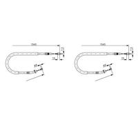 2 x Câble de frein à main BOSCH pour MERCEDES-BENZ SPRINTER 2-t Furgon