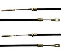 2 x câble de frein pour Peitz S234R - R234/76 longueur de la gaine 1175mm - longueur totale:1450 mm
