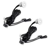 2 x Capteur de Contact SO4 blanc Ø 22 mm avec Fonction de Gradation Luminosité 12VDC max. 24 W avec Mini Fiche LED