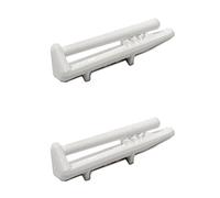 2 x Capuchon, Embout pour télescopique rail arrière Convient pour lave-vaisselle, lave-vaisselle Beko Blomberg Grundig