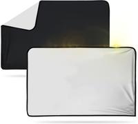 2 X Car Magnetic Car Sun Shades,Universal Sock For Baby Car Sun Blocking Uv Rays,Black And Silver