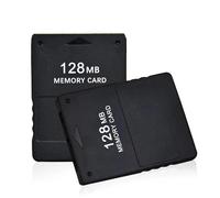 2 X Carte Mémoire 128 Mo pour PS2 - Memory Card Compatible PlayStation 2 / PS2 Slim / PStwo - Straße Game