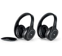 Meliconi Casques TV HP Easy Digital Bundle – 2 casques stéréo sans fil 100% numériques – Noir
