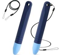 2 x Children's Stylus Tablet with Anti-Lost Cords, Children's Stylus for Touch Screen Compatible with iPad iPhone Android All Touch Screen Devices (Blue)