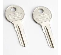 2 x e Rechange pour Attelage Amovible Bosal, Oris, Norauto et Feu Vert - Taillée Selon Code - sans Lettre T - Code 2092